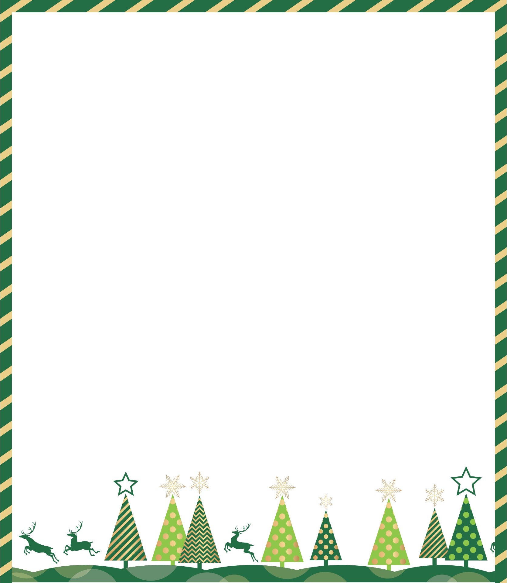 Christmas Borders Free Printable - Free Printable Templates