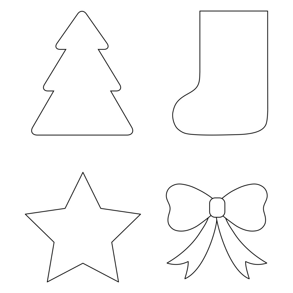 15 Best Free Printable Christmas Ornament Shapes Printablee