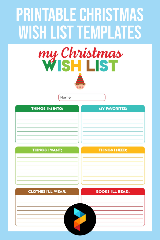 15 Best Free Printable Christmas Wish List Templates Printablee