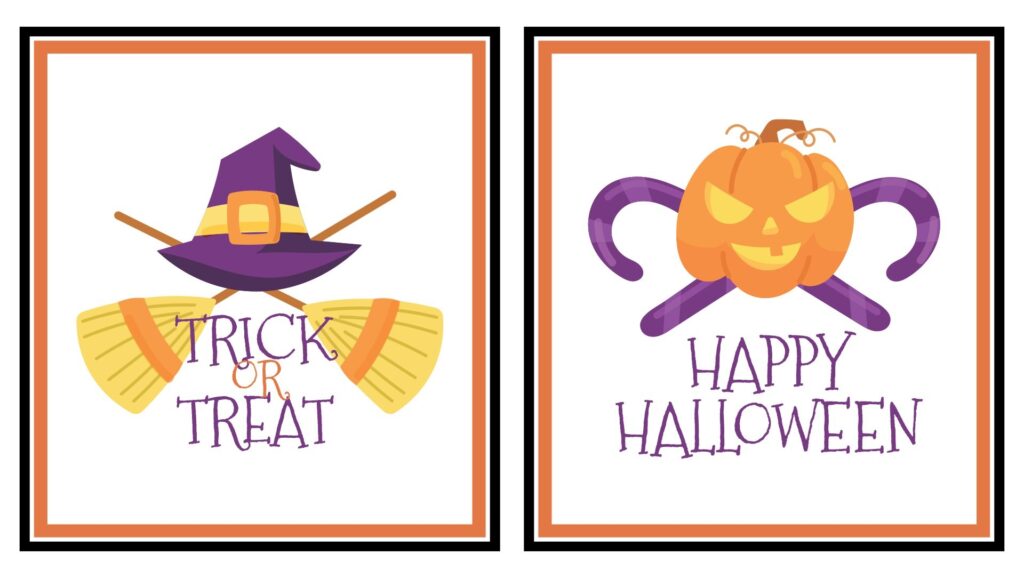 15 Best Free Printable Halloween Signs Printablee
