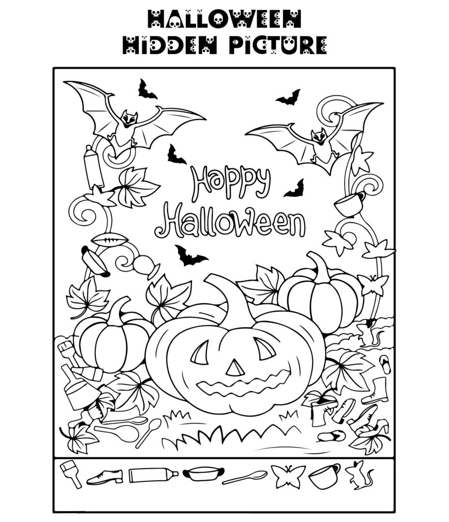 15 Best Halloween Hidden Picture Printable Printablee
