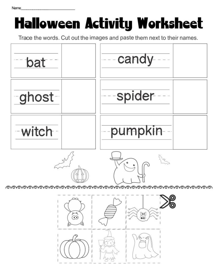 15 Best Halloween Worksheets Printables Printablee
