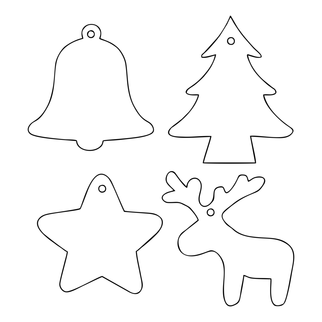 Cut Out Free Printable Felt Christmas Ornament Patterns