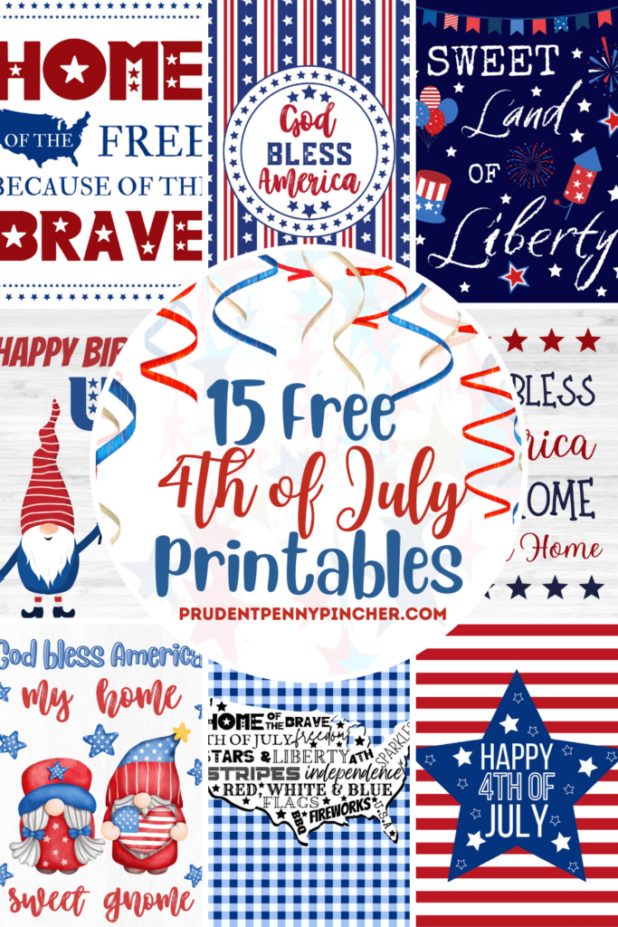 15 Free 4th Of July Printables Prudent Penny Pincher