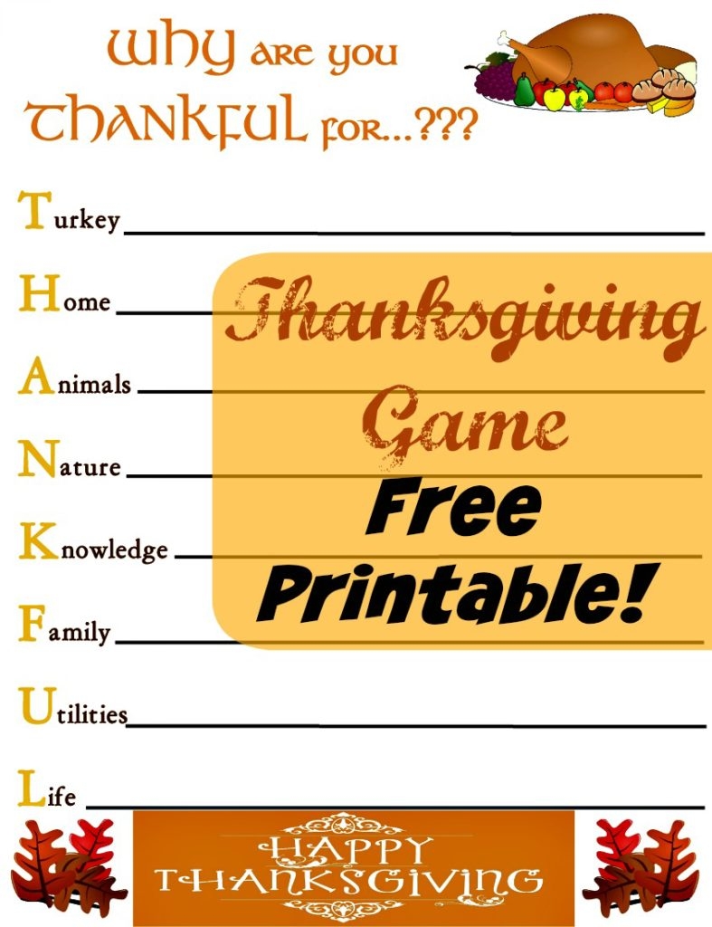 15 Free Thanksgiving Printables For Table Family Games And Activities Leap Of Faith Crafting