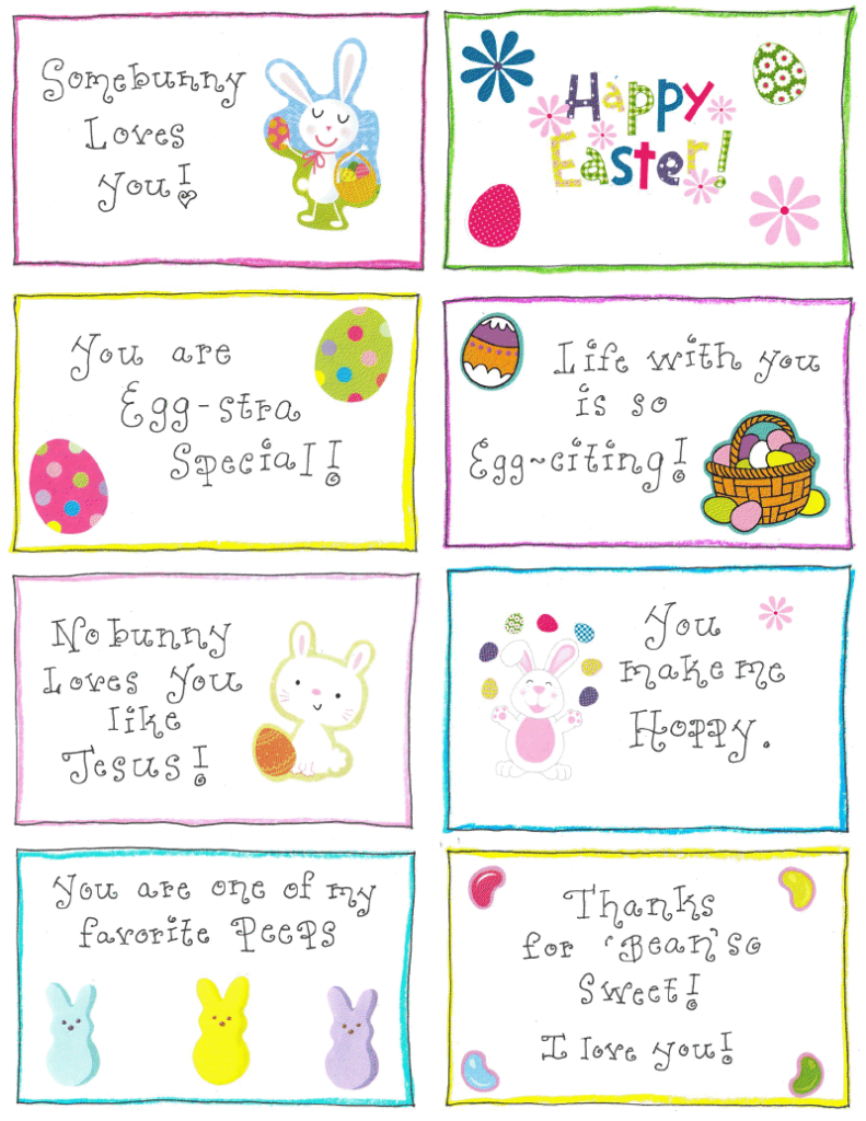 15 Printable Easter Gift Tags Kitty Baby Love
