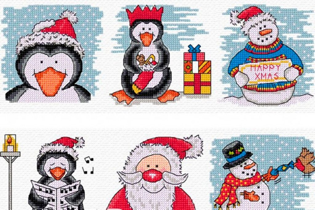 150 Christmas Cross Stitch Patterns Gathered