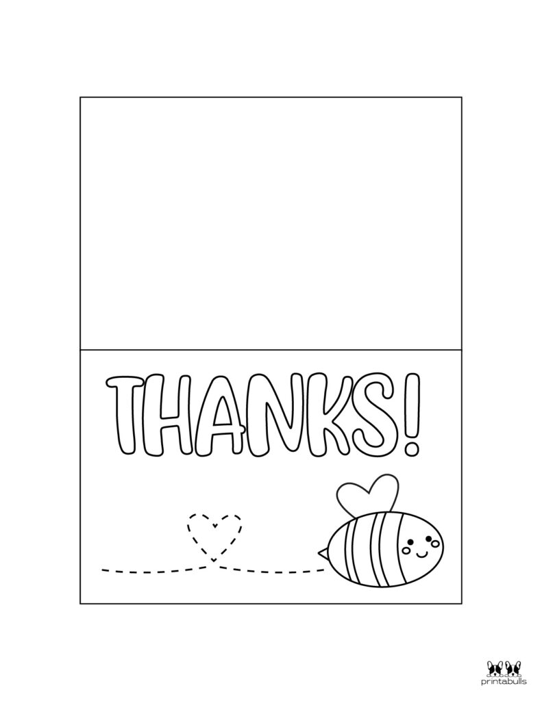 150 Printable Thank You Cards FREE Printabulls