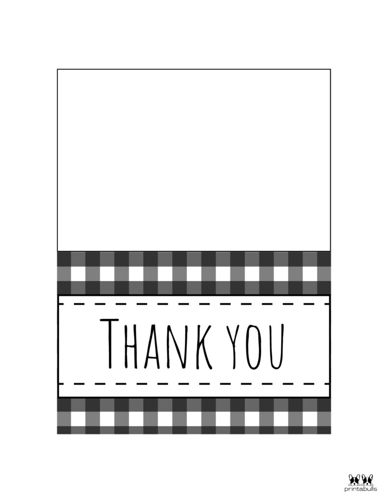 150 Printable Thank You Cards FREE Printabulls