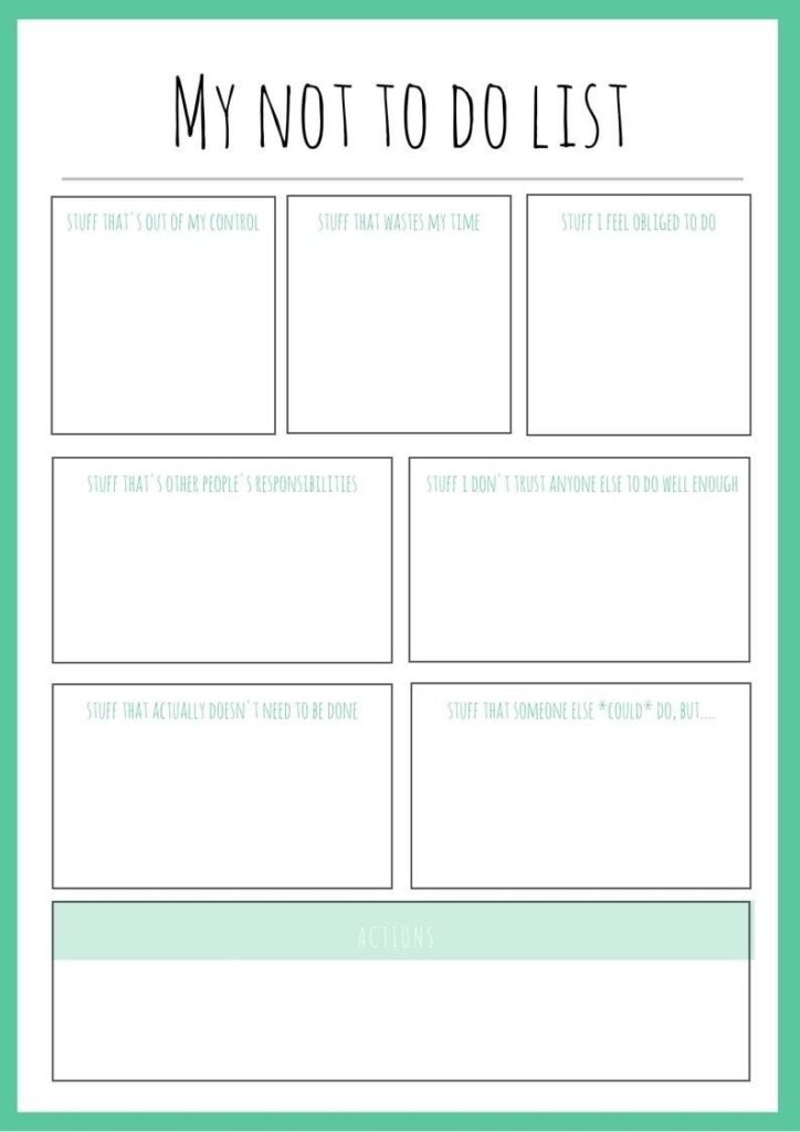Free Printable Mindfulness Worksheets For Adults