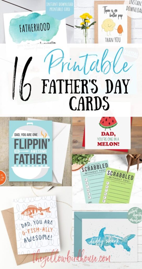 Father's Day Card Free Printable