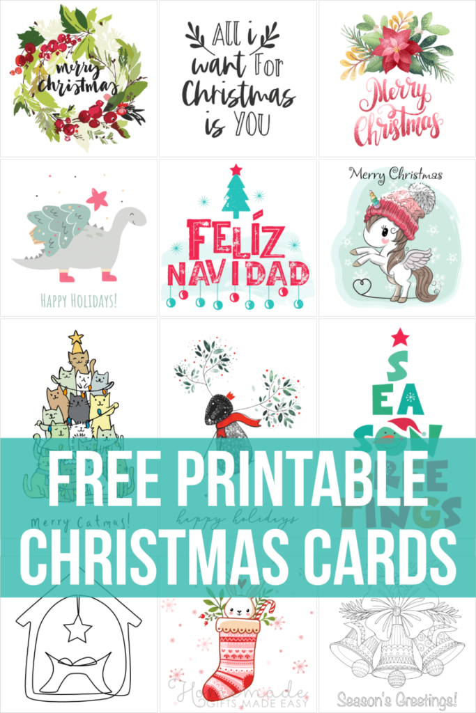 160 Free Printable Christmas Cards For 2022 Free Printable Christmas Cards Printable Holiday Card Free Christmas Printables