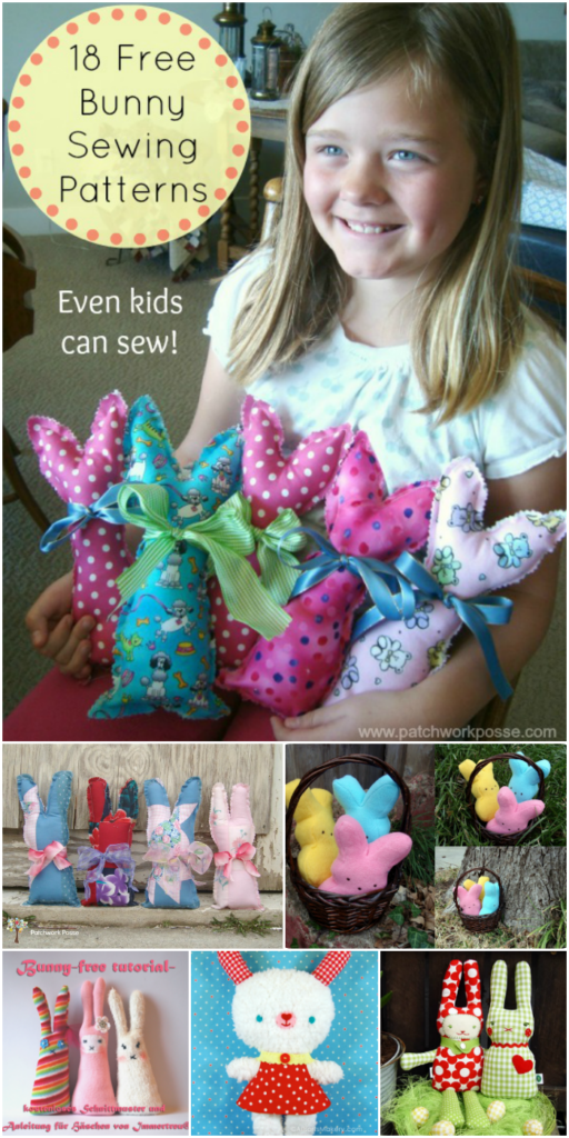 18 Free Bunny Patterns To Sew