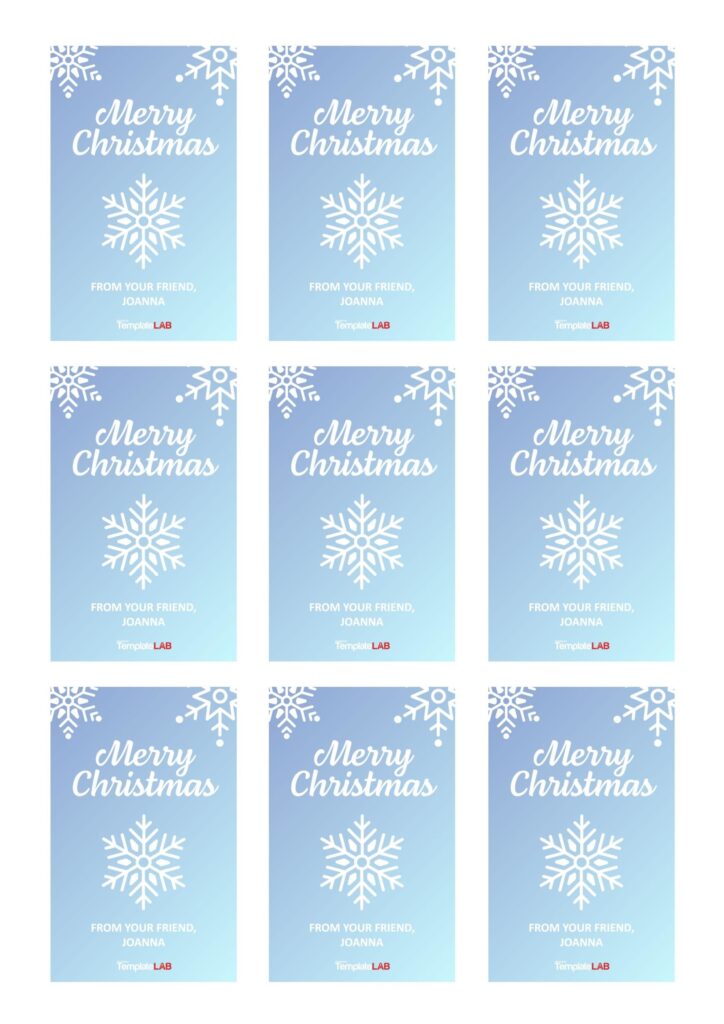 19 Free Editable Gift Tag Templates Word PPTX PSD 