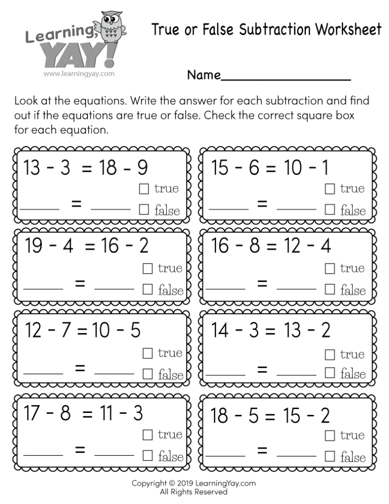 Free Printable Math Worksheets For 1st Grade