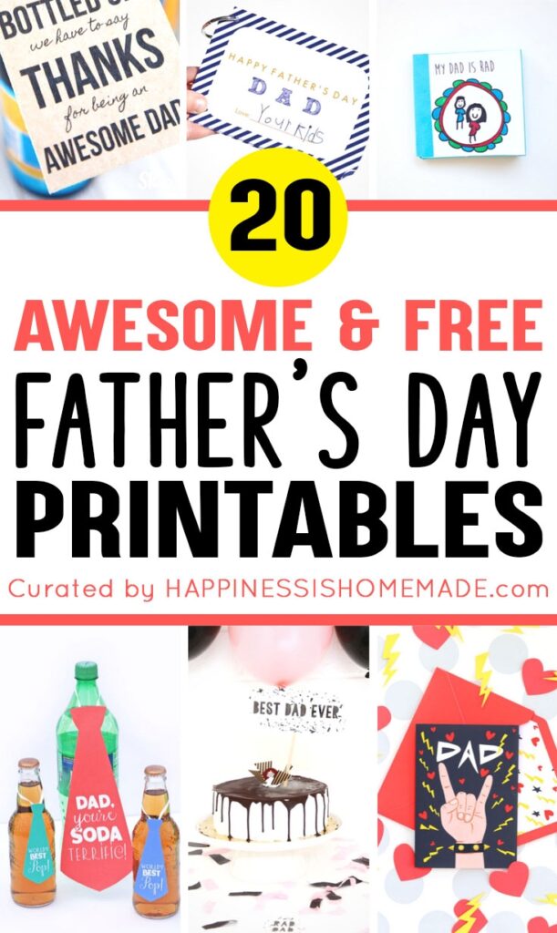 Fathers Day Free Printable