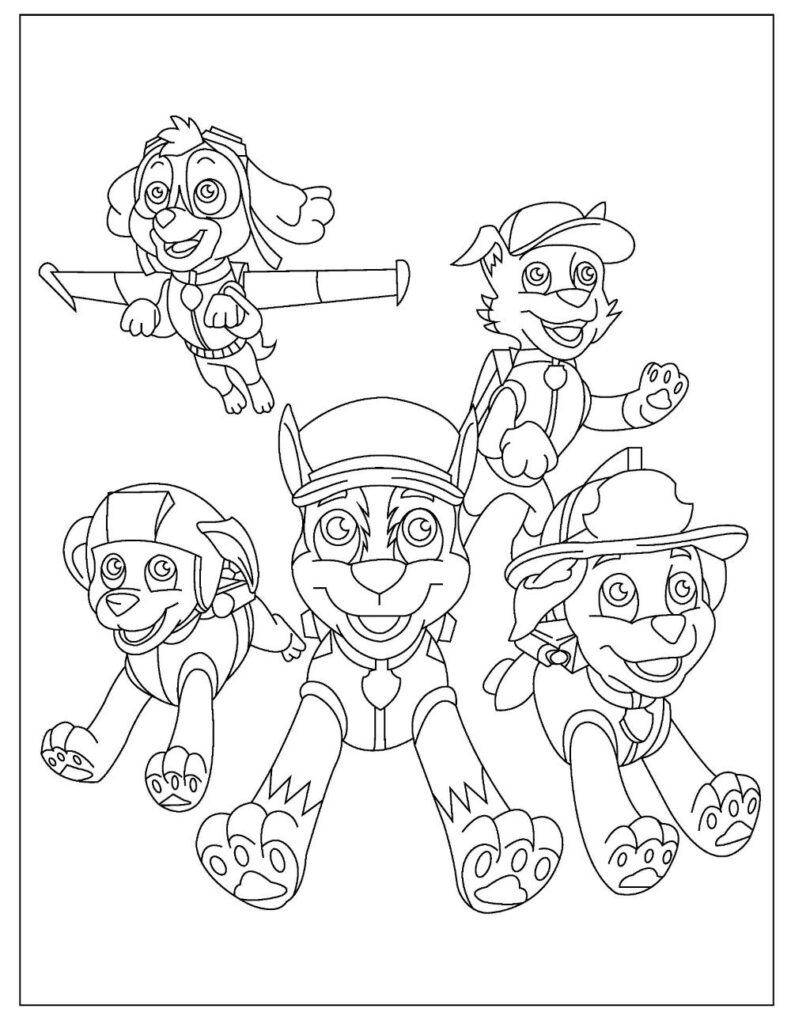 20 Free PAW PATROL Coloring Pages Your Kids Will Love Download PDFs VerbNow