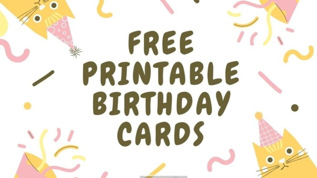 Funny Free Birthday Cards Printable