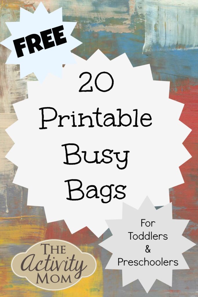 20 Free Printable Busy Bags