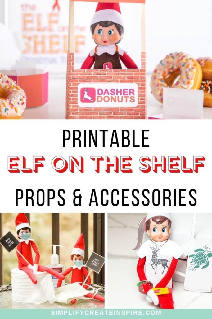 20 Free Printable Elf On The Shelf Props Accessories Simplify Create Inspire