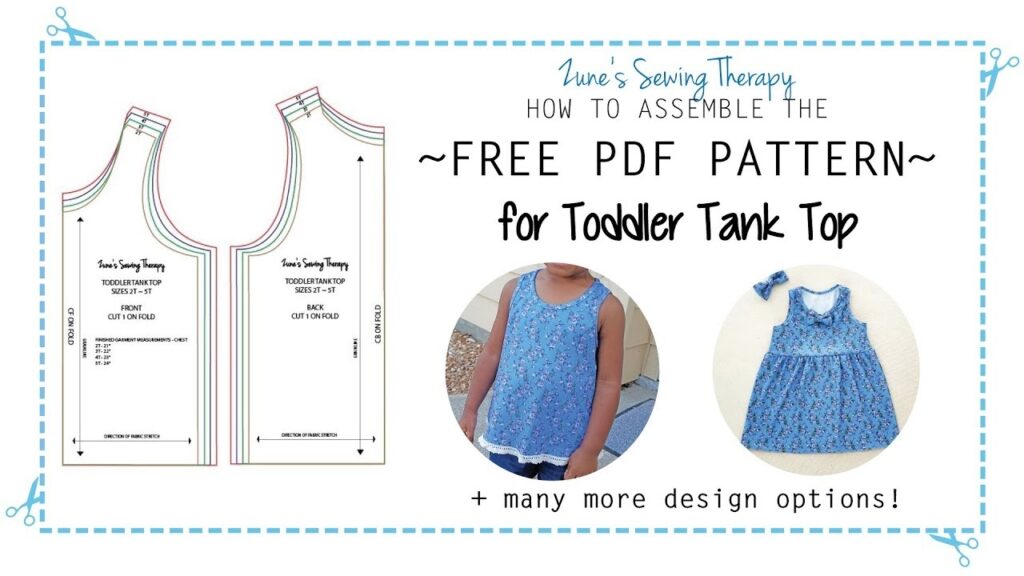 20 Free Tank Top Sewing Patterns For Women And Kids Hello Sewing