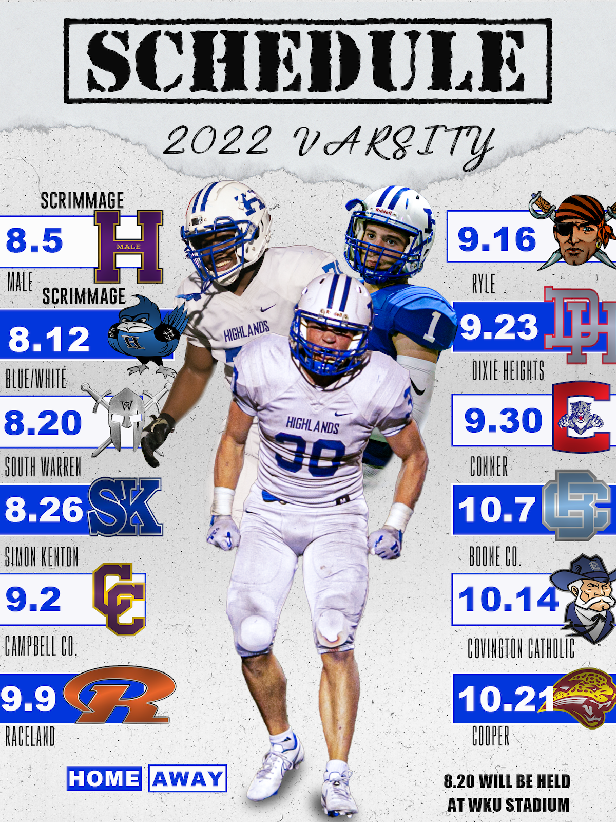 Ky Football Schedule Printable