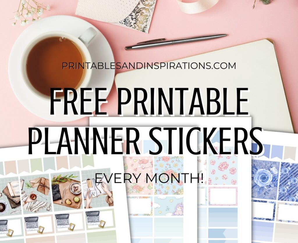 2022 List Of Planner Stickers Free Printable Printables And Inspirations