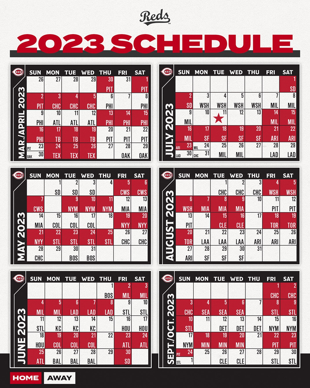 2023 Cincinnati Reds Schedule Is Out Opening Day Vs Pittsburgh Pirates Redleg Nation
