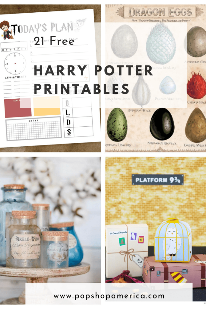 21 Coolest Free Harry Potter Printables