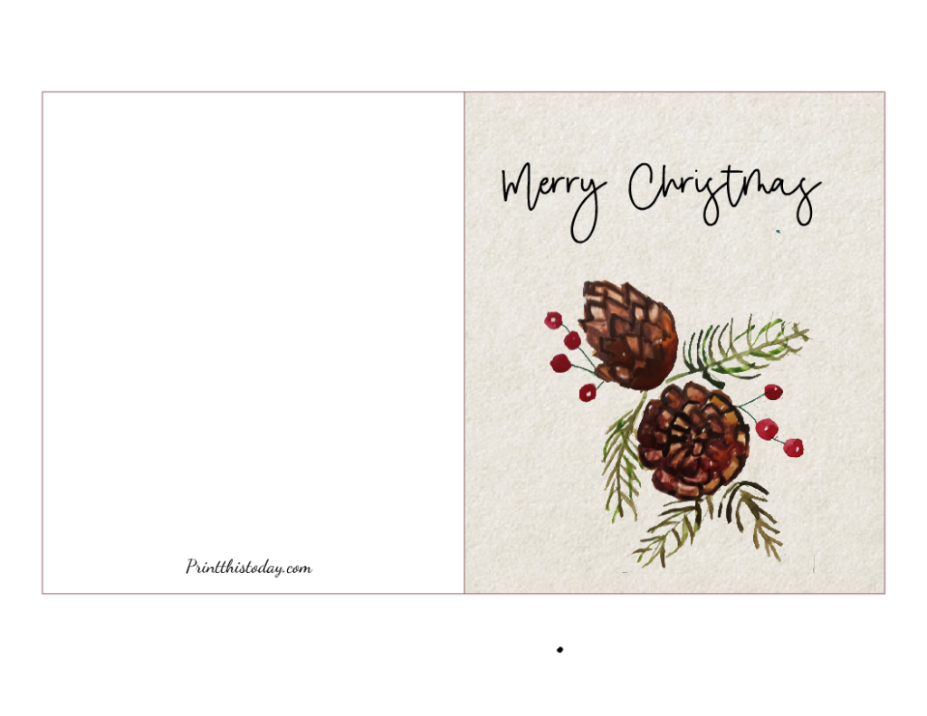 Free Christmas Printable Card