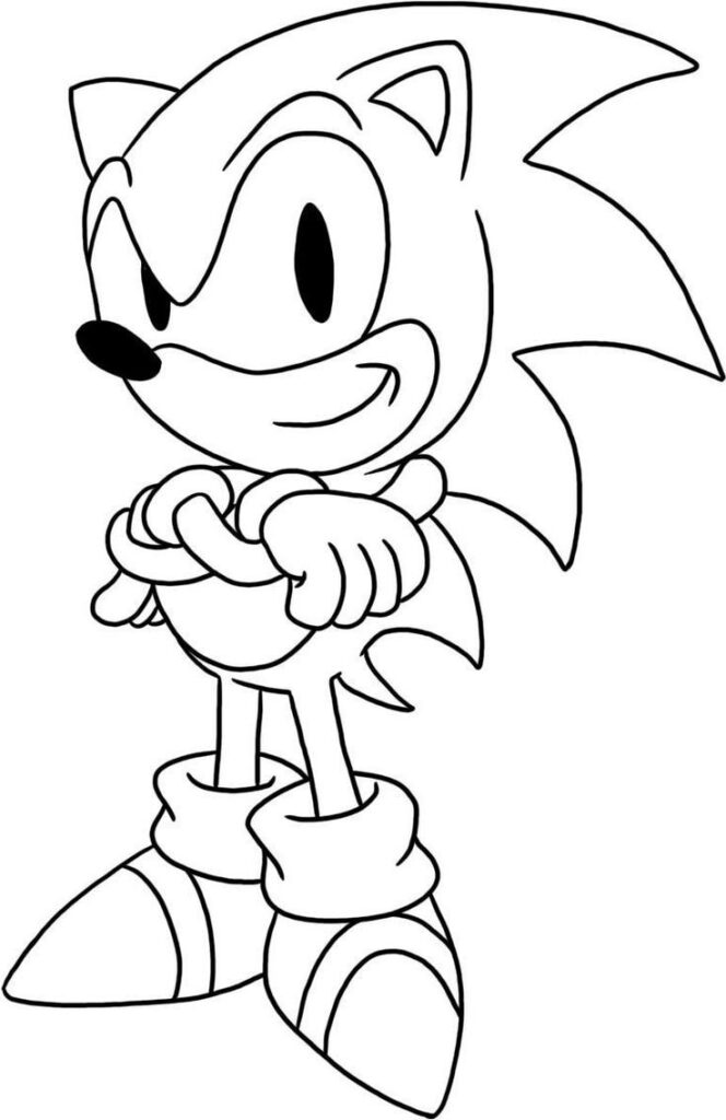 21 Sonic The Hedgehog Coloring Pages Free Printable Hedgehog Colors Cartoon Coloring Pages Cartoon Drawings