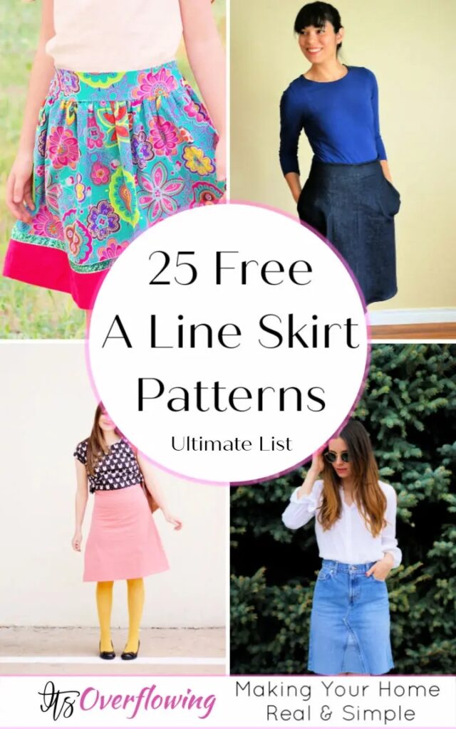 25 Best A Line Skirt Patterns Free PDF Includes Its Overflowing