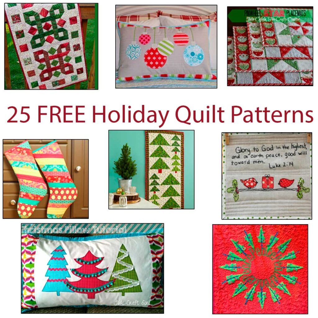 25 Free Christmas Quilt Patterns Freemotion By The River