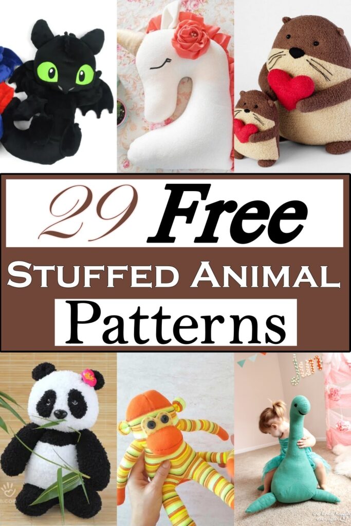 Free Printable Stuffed Animal Patterns