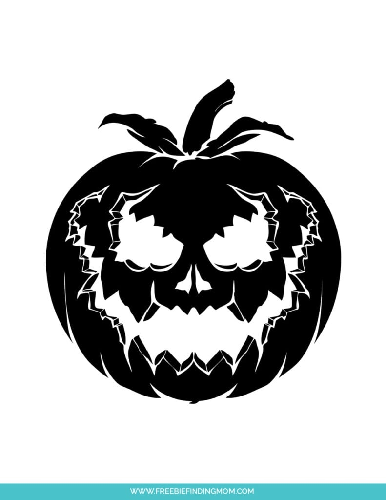 3 Free Scary Pumpkin Carving Stencils Printable PDFs Freebie Finding Mom
