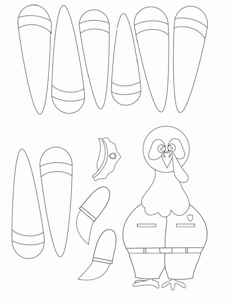 Free Printable Turkey In Disguise Printable Outfits