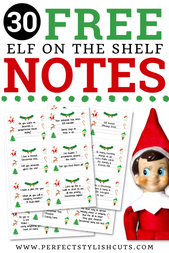 Elf On The Shelf Free Printables