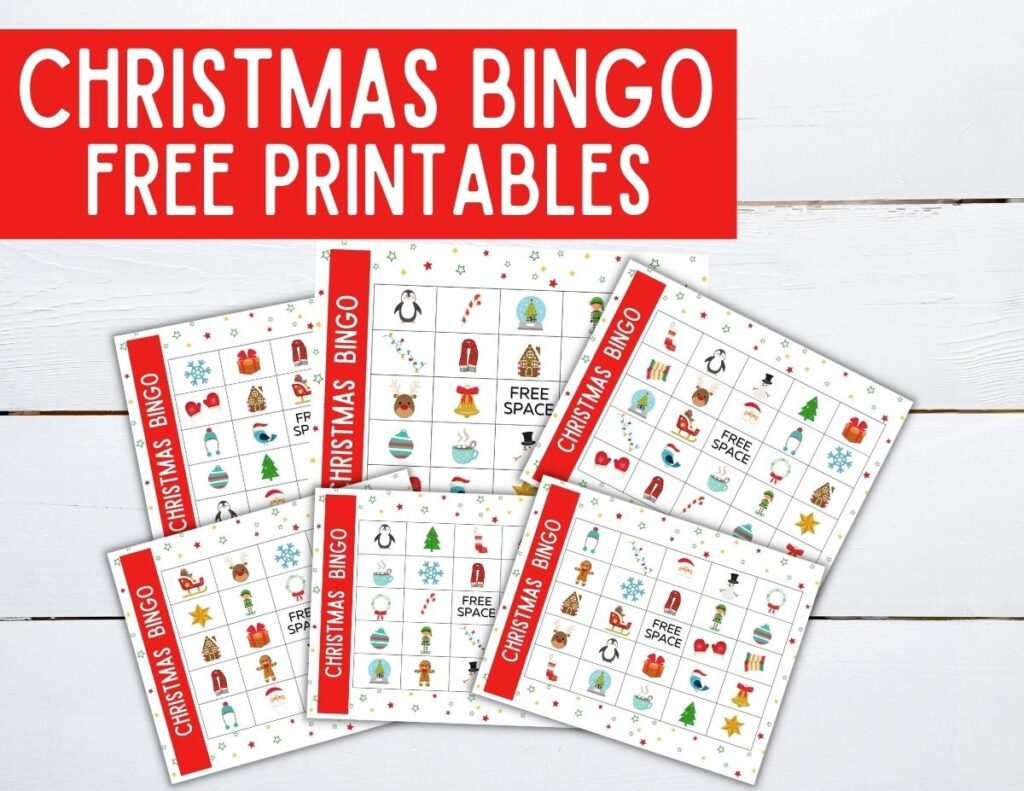 30 Free Printable Christmas Bingo Cards OriginalMOM