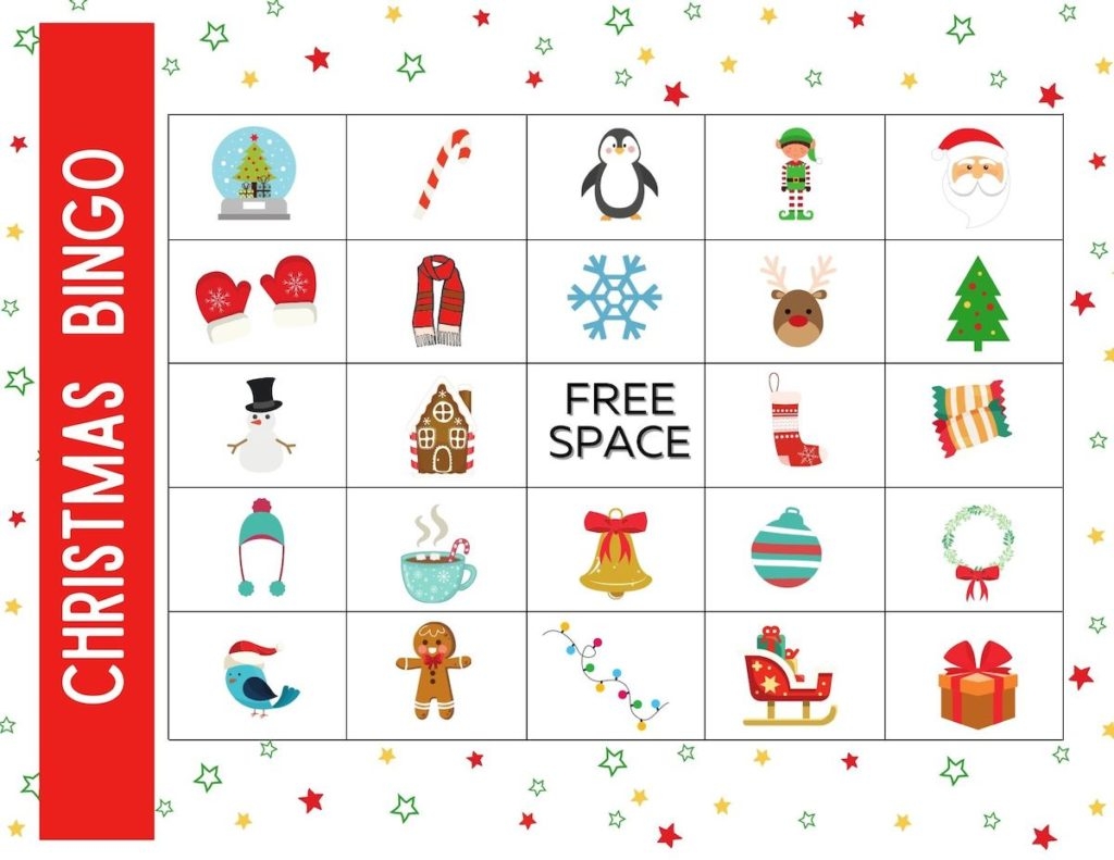 30 Free Printable Christmas Bingo Cards OriginalMOM