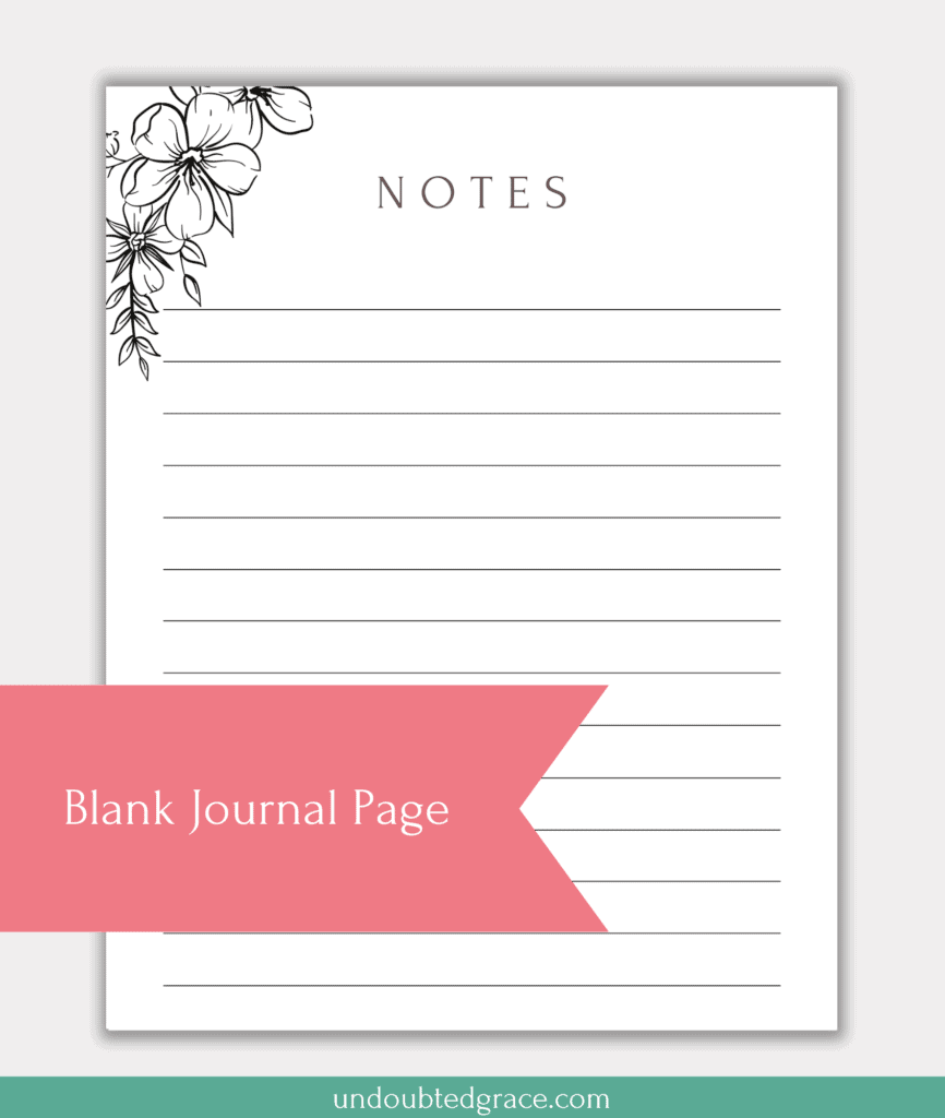 Free Journaling Pages Printables