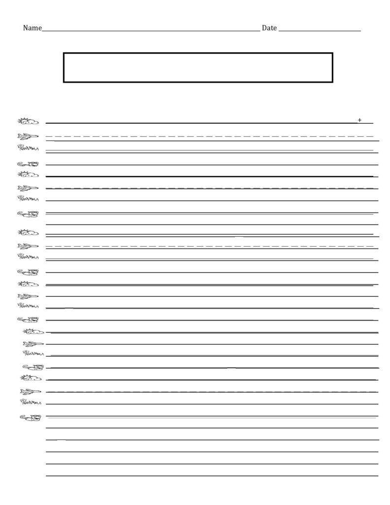 Free Printable Writing Paper Template