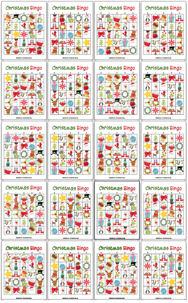 34 Printable Christmas Bingo Cards Christmas Bingo Christmas Bingo Cards Printable Christmas Bingo Cards