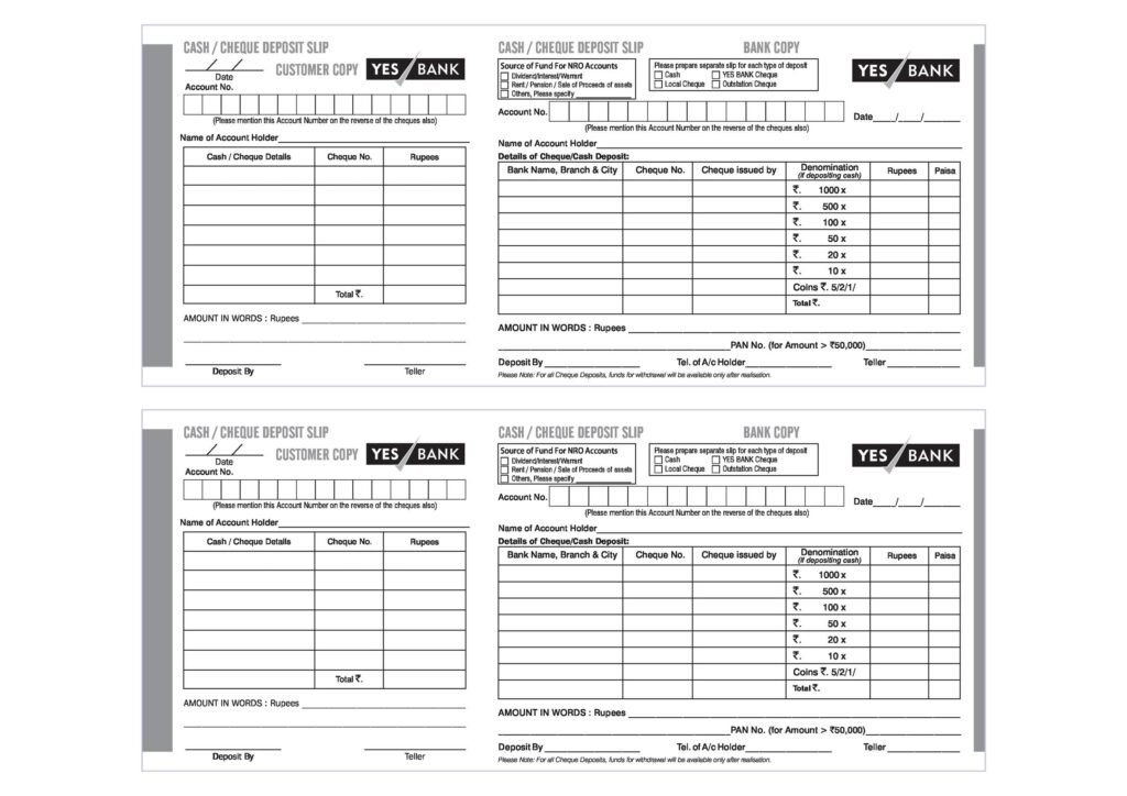 37 Bank Deposit Slip Templates Examples TemplateLab