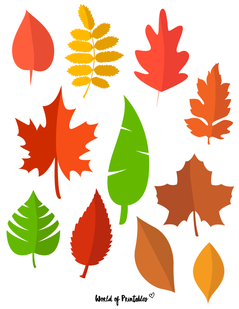Fall Leaf Printable Free