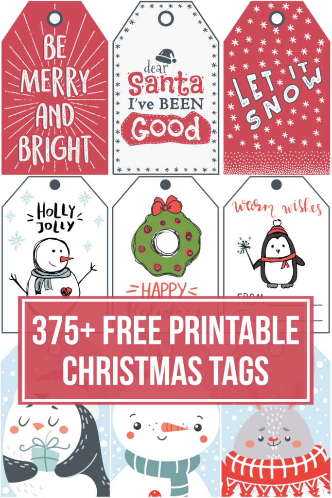 Santa Tags Free Printable