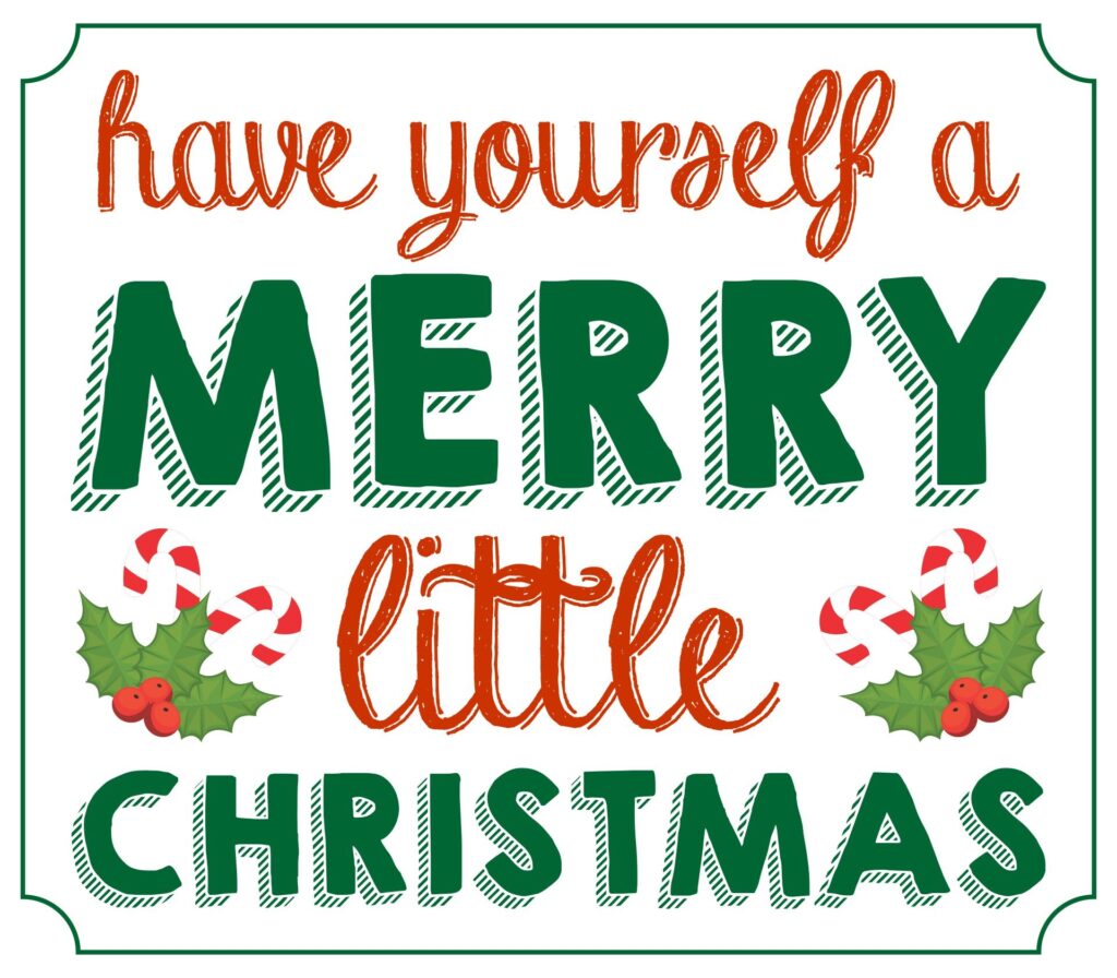 4 Best Free Printable Christmas Signs Printablee