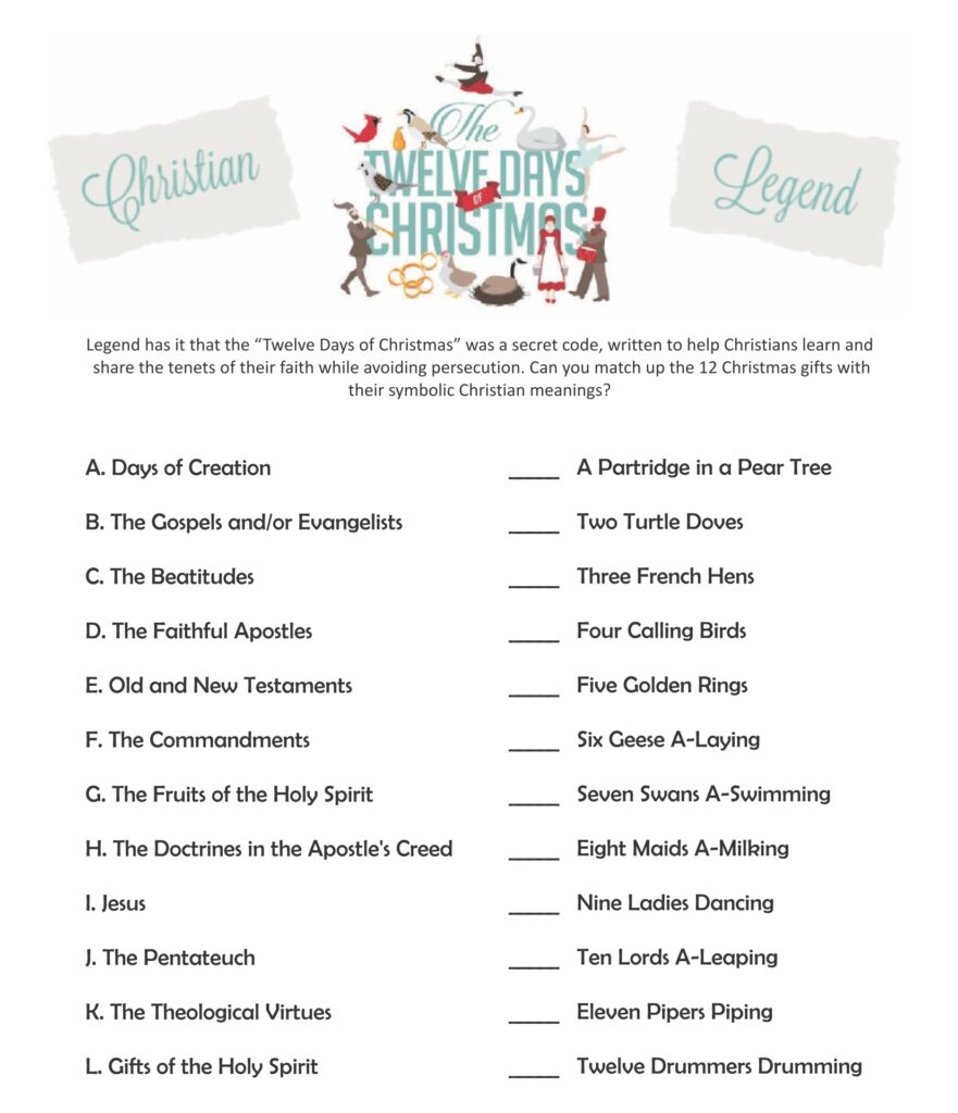 4 Best Religious Christmas Printable Activities Printablee