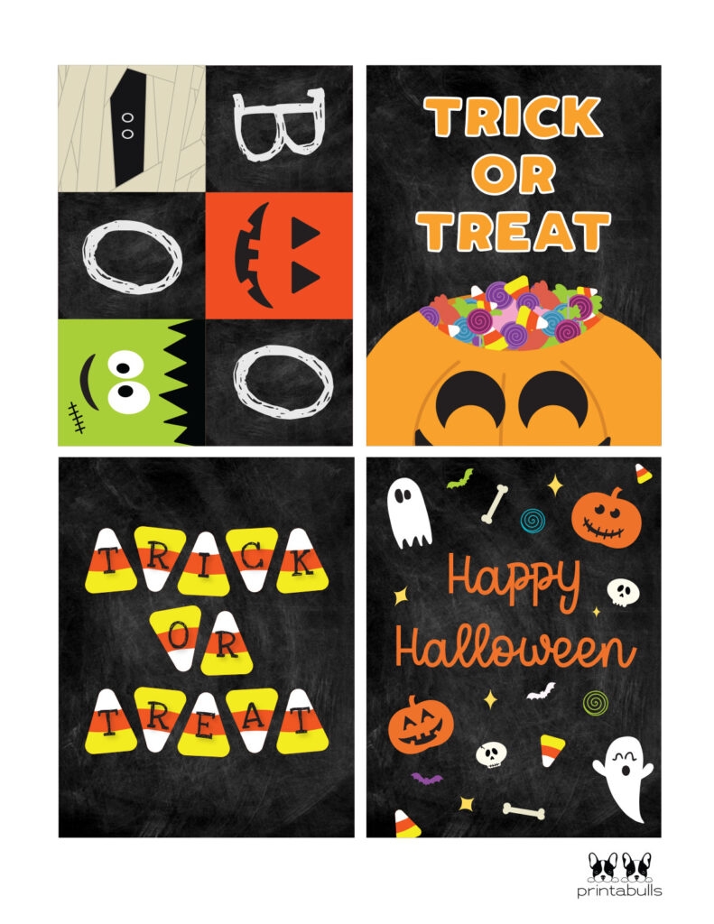 40 Free Printable Halloween Cards Printabulls