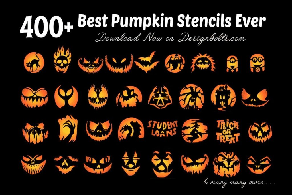 Pumpkin Carving Stencils Free Printables