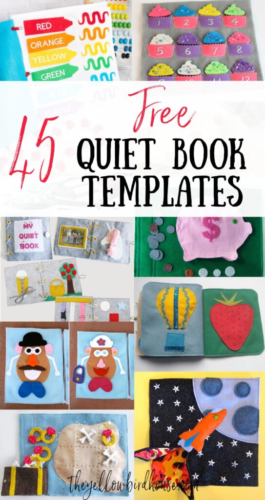 45 Free Quiet Book Templates Pages The Yellow Birdhouse